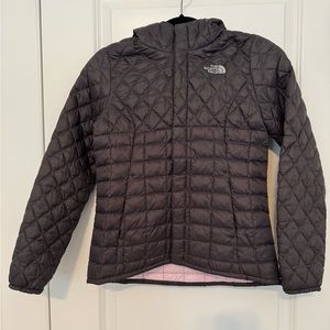 North Face girls hooded coat